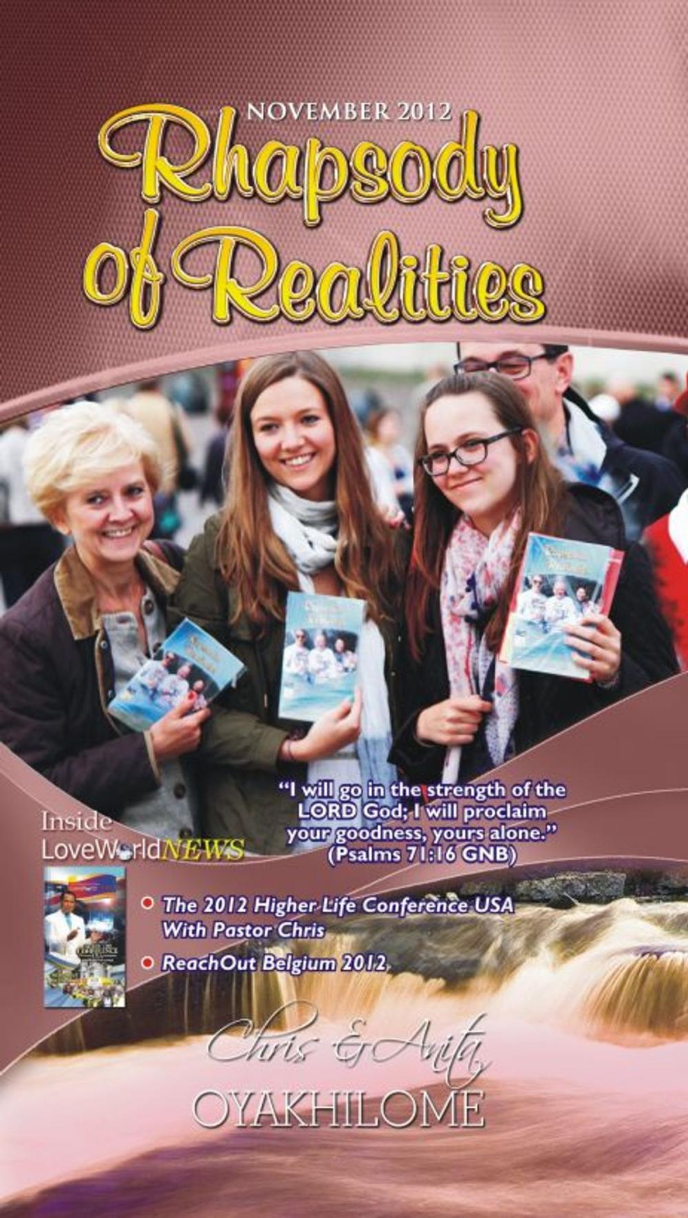 Big bigCover of Rhapsody of Realities November 2012 Edition