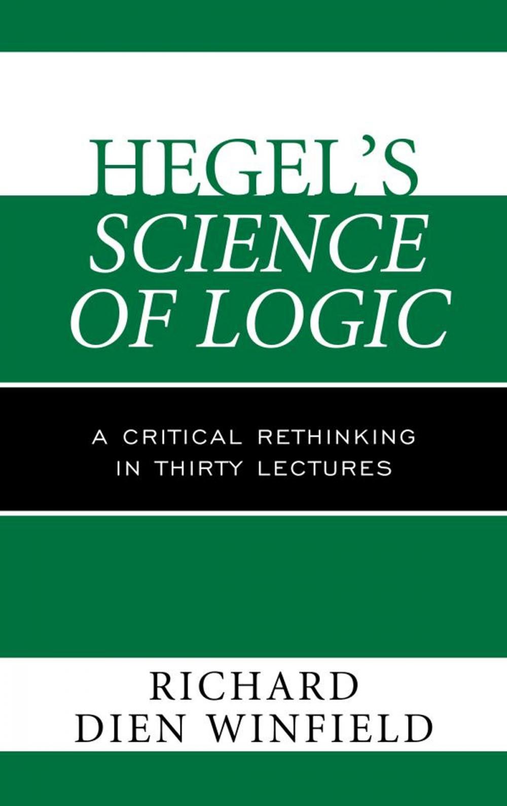 Big bigCover of Hegel's Science of Logic