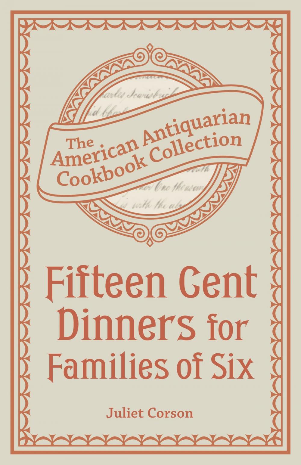 Big bigCover of Fifteen Cent Dinners for Families of Six