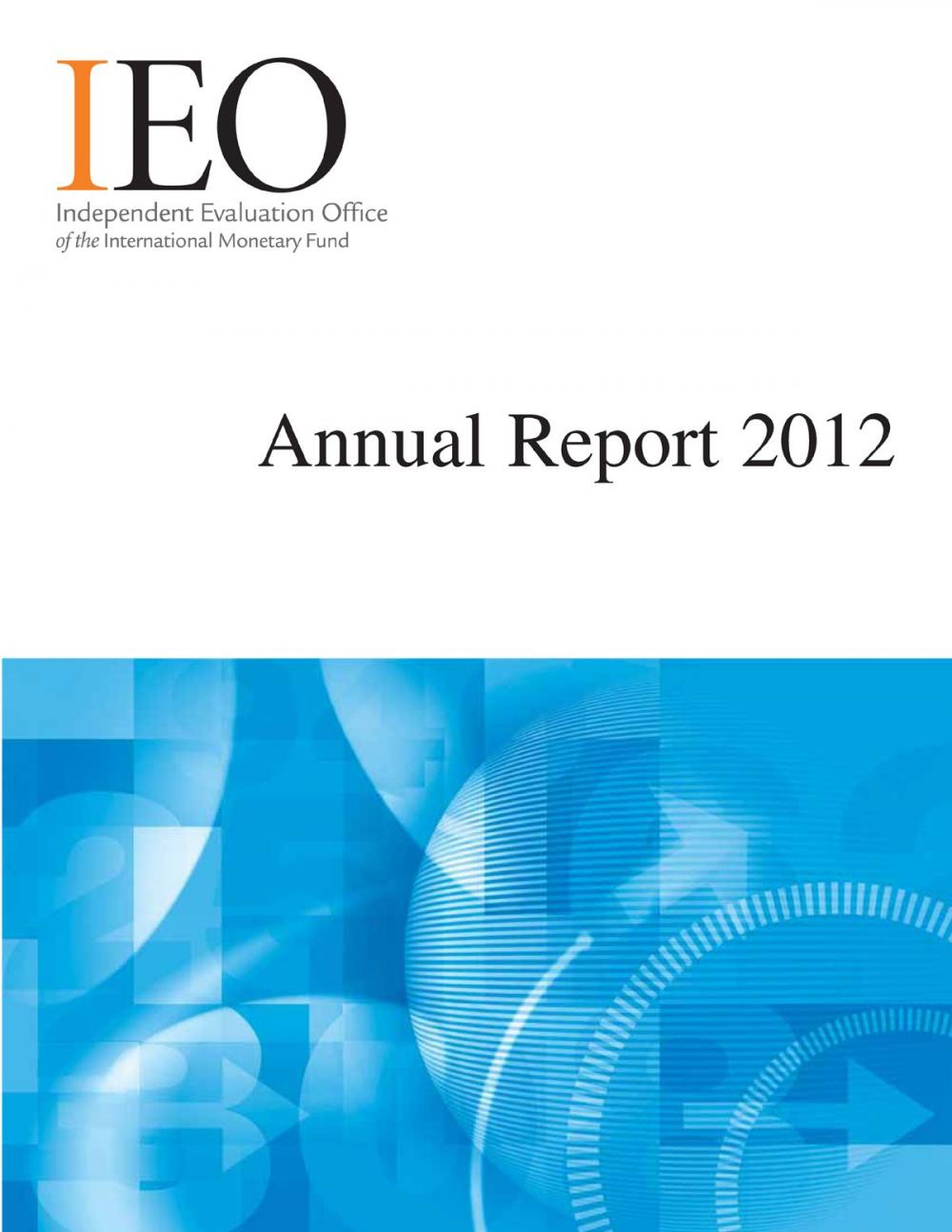 Big bigCover of IEO Annual Report 2012