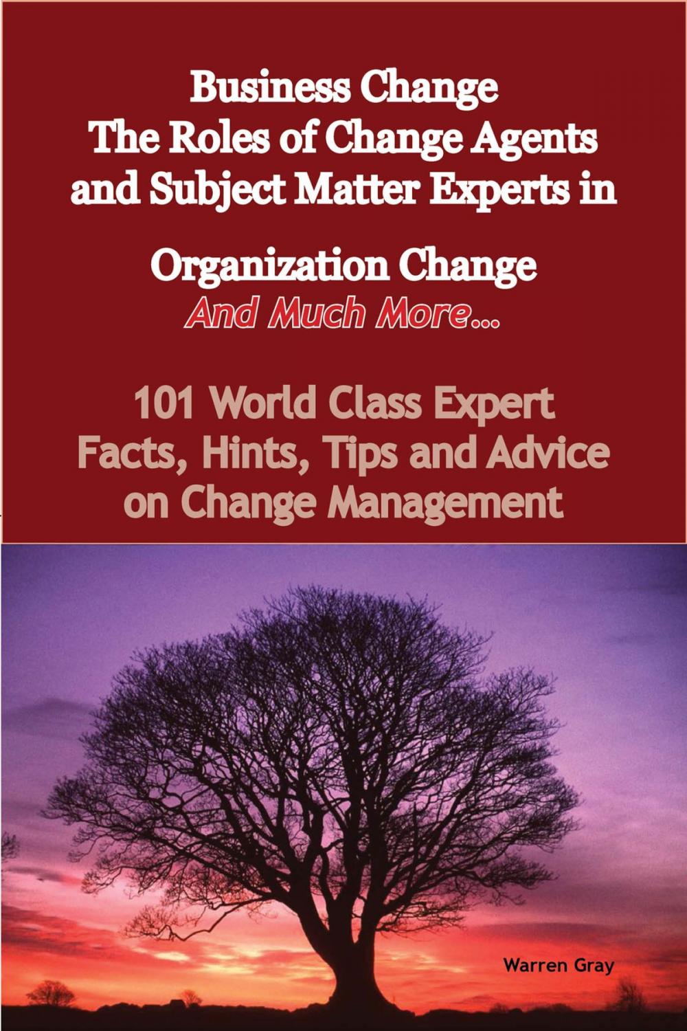 Big bigCover of Business Change - The Roles of Change Agents and Subject Matter Experts in Organization Change - And Much More - 101 World Class Expert Facts, Hints, Tips and Advice on Change Management