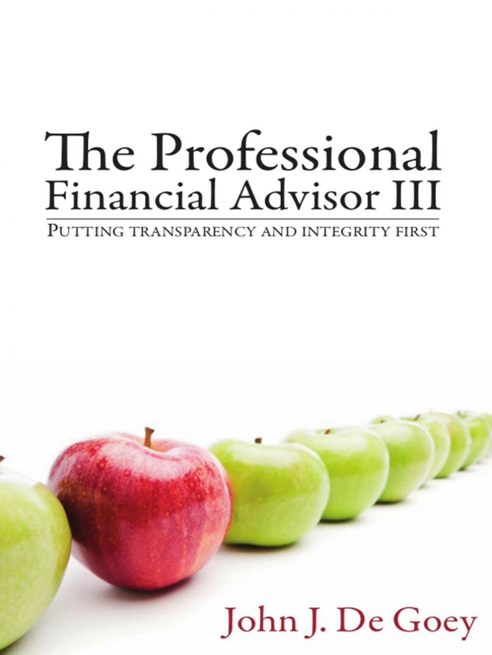 Big bigCover of The Professional Financial Advisor III