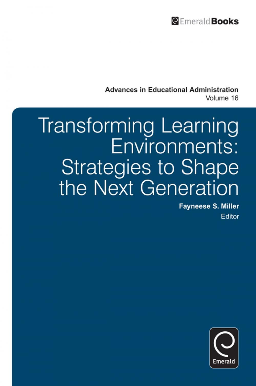 Big bigCover of Transforming Learning Environments