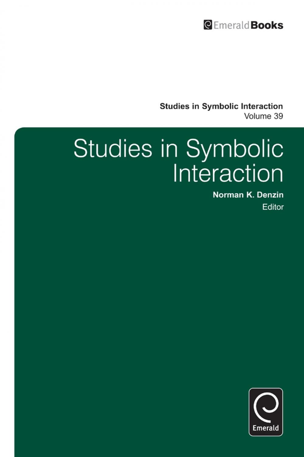 Big bigCover of Studies in Symbolic Interaction