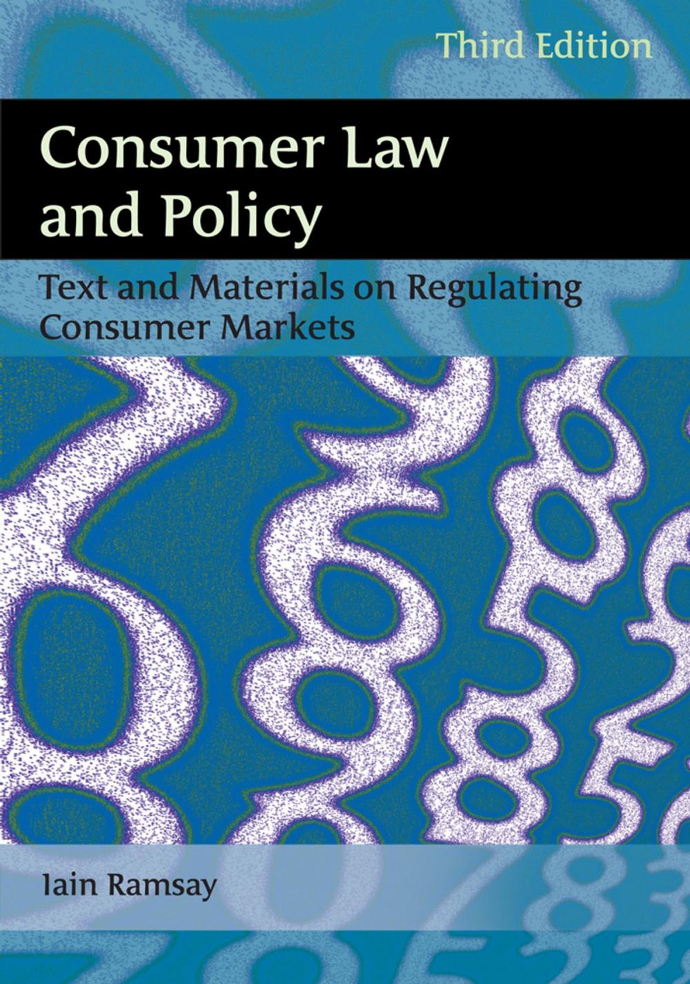 Big bigCover of Consumer Law and Policy