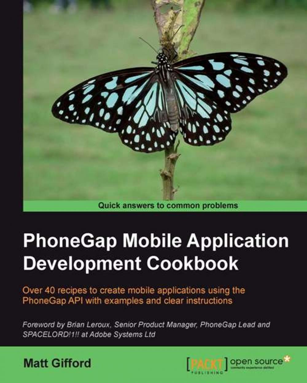 Big bigCover of PhoneGap Mobile Application Development Cookbook
