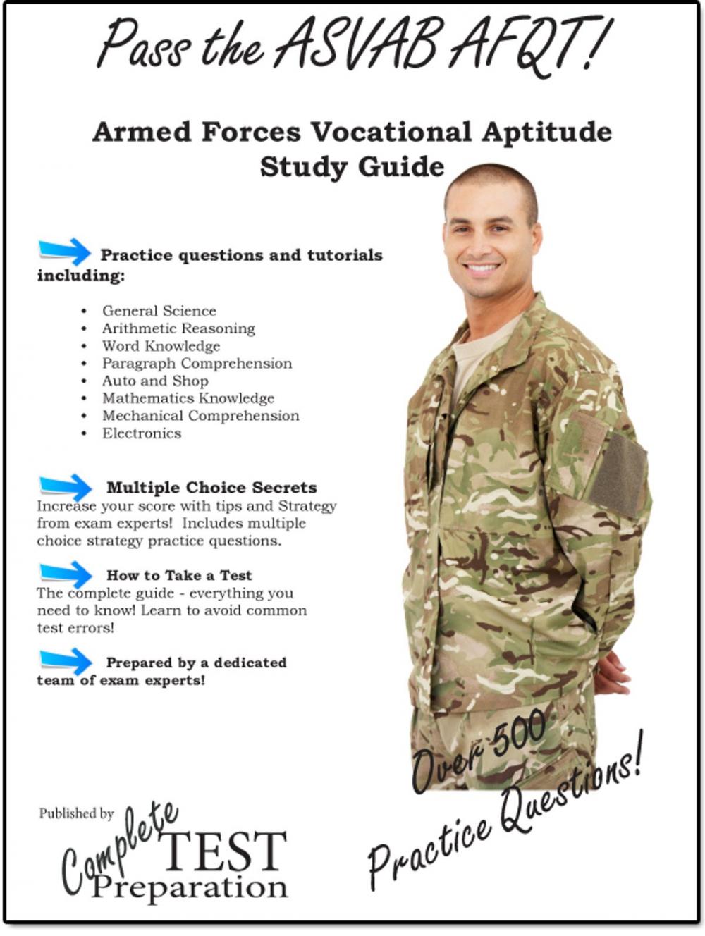 Big bigCover of Pass the ASVAB: Complete Armed Services Vocational Aptitude Battery Study Guide and Practice Questions