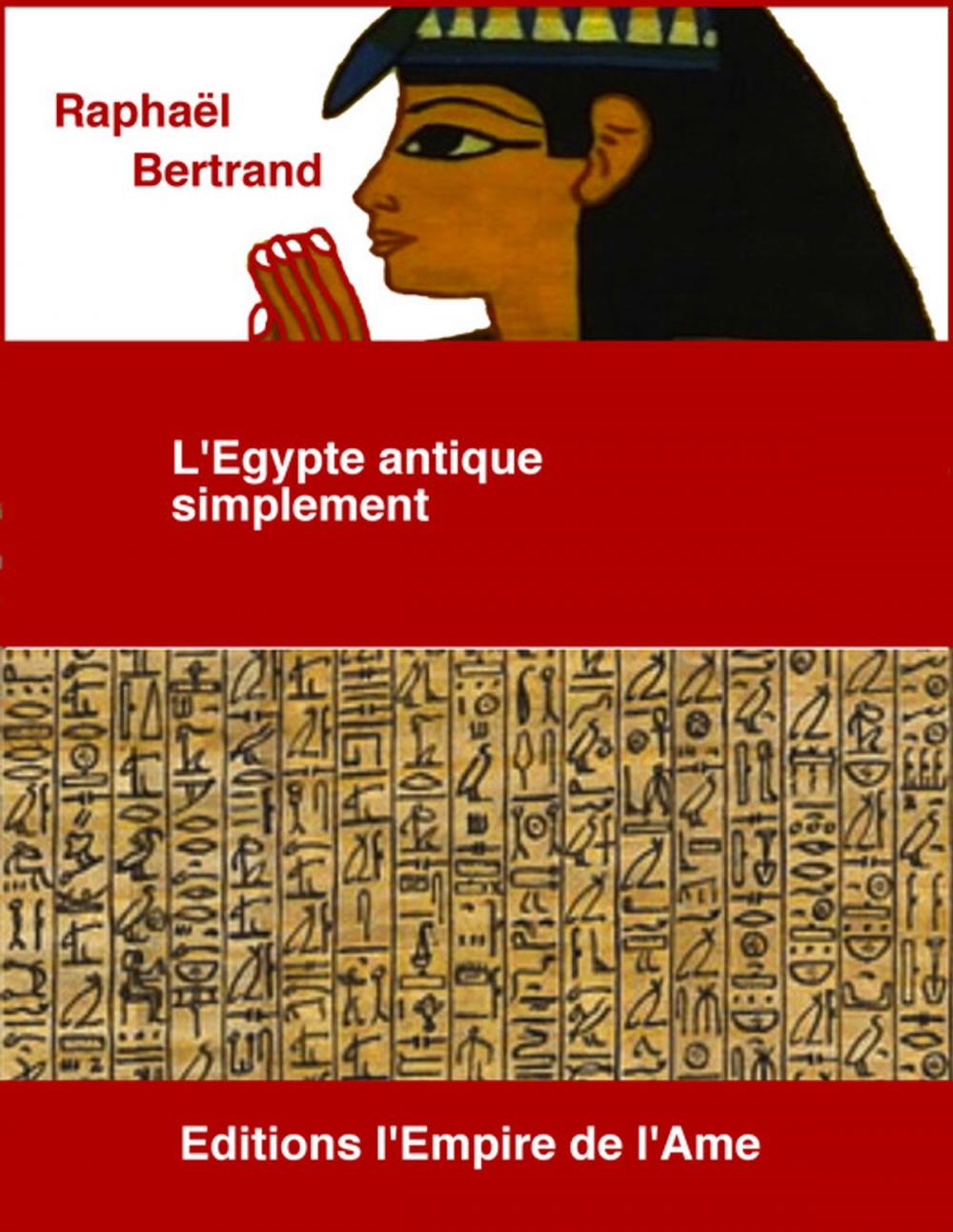 Big bigCover of L'Egypte antique simplement