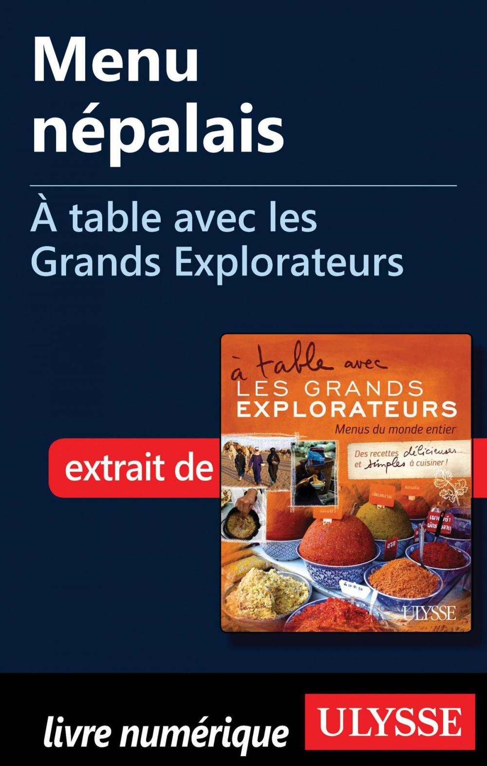 Big bigCover of Menu népalais - À table avec les Grands Explorateurs