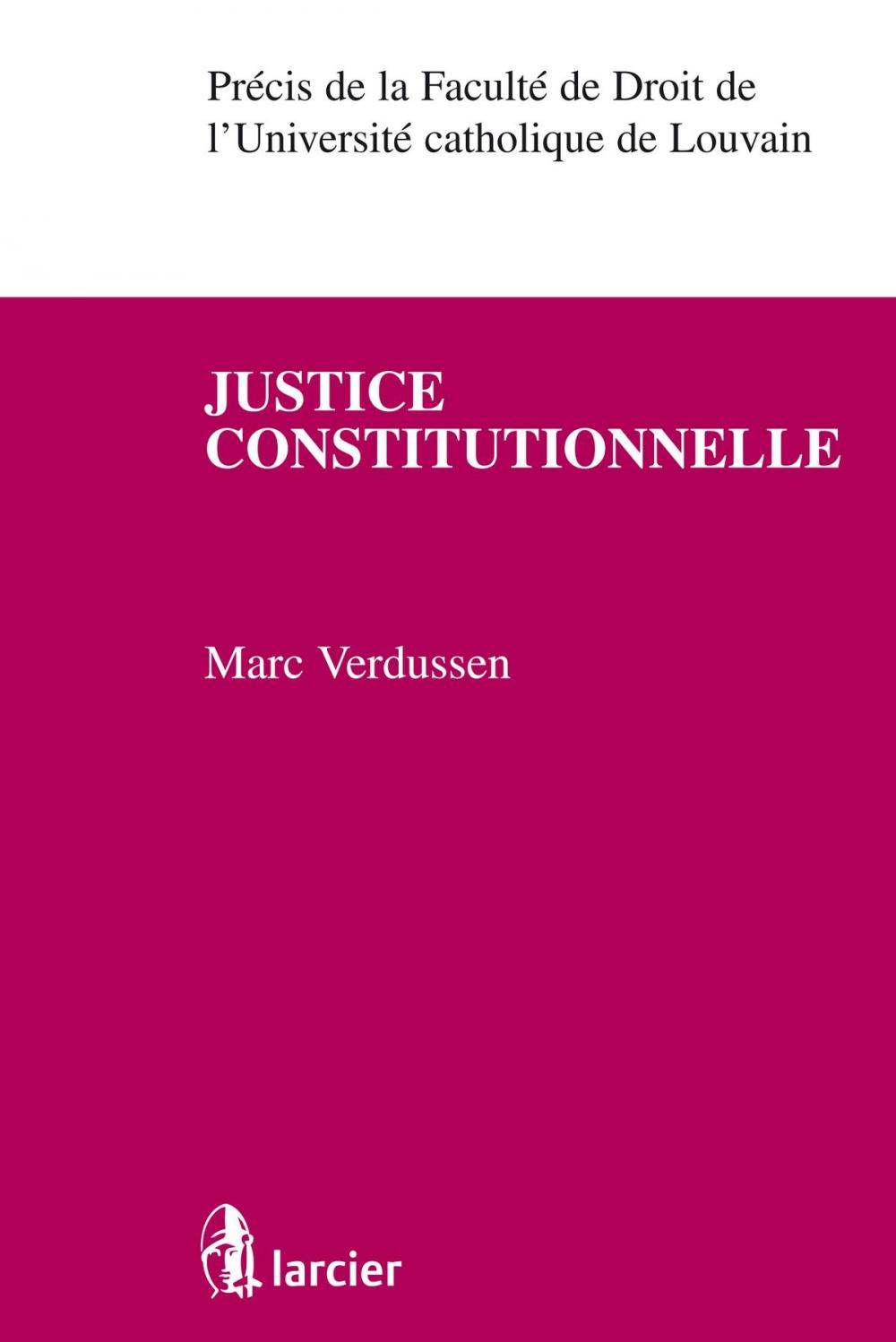 Big bigCover of Justice constitutionnelle