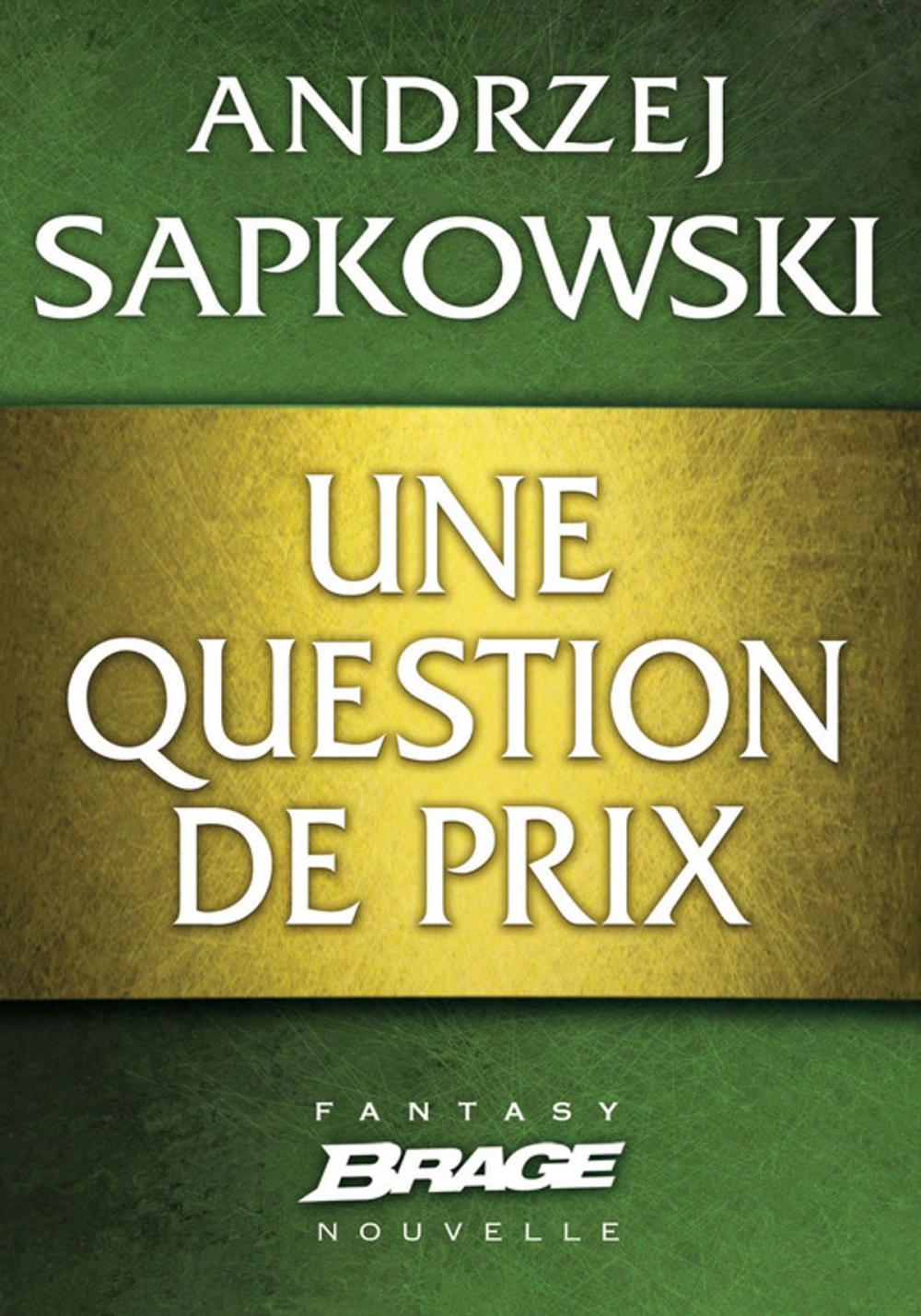 Big bigCover of Une question de prix