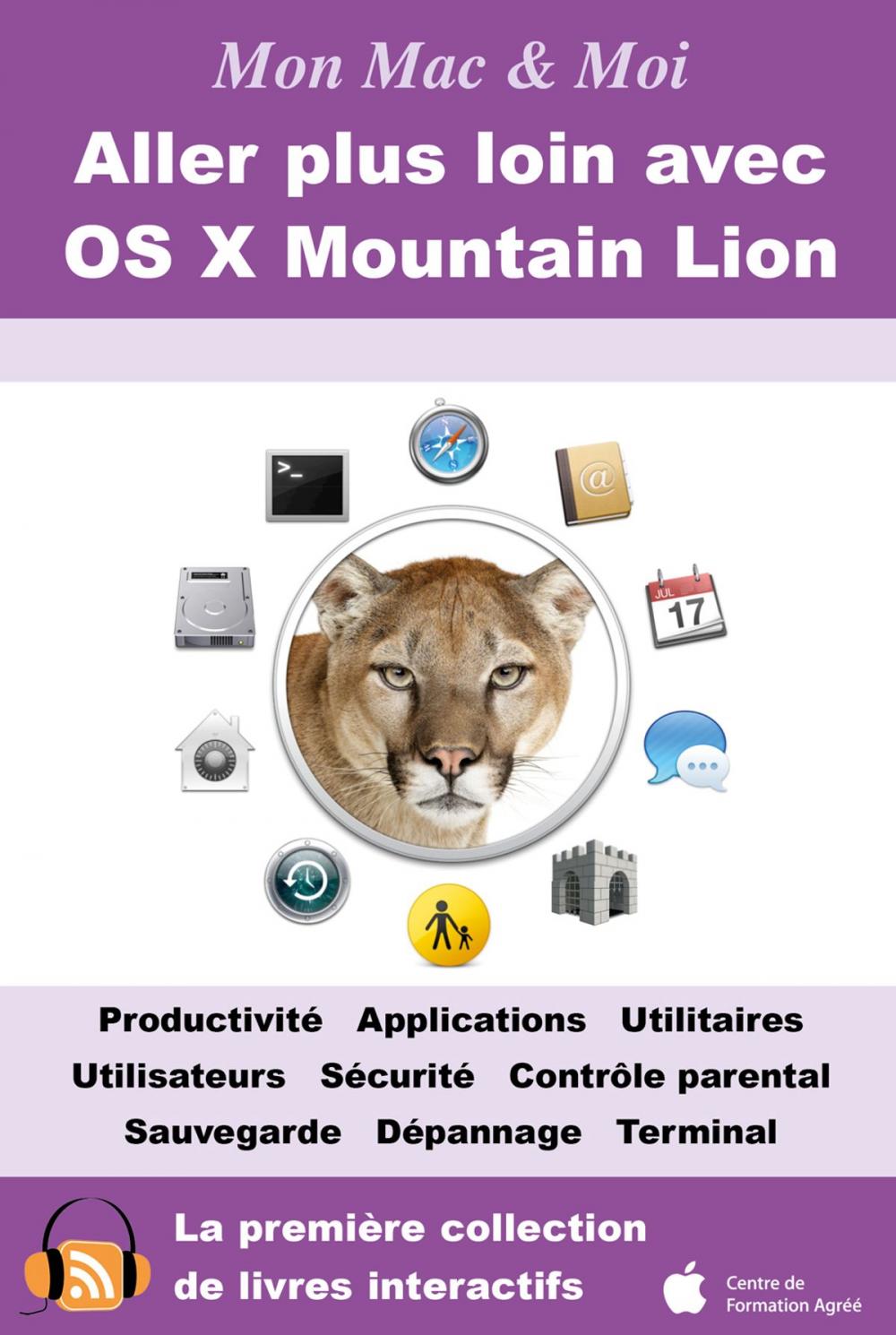 Big bigCover of Aller plus loin avec OS X Mountain Lion