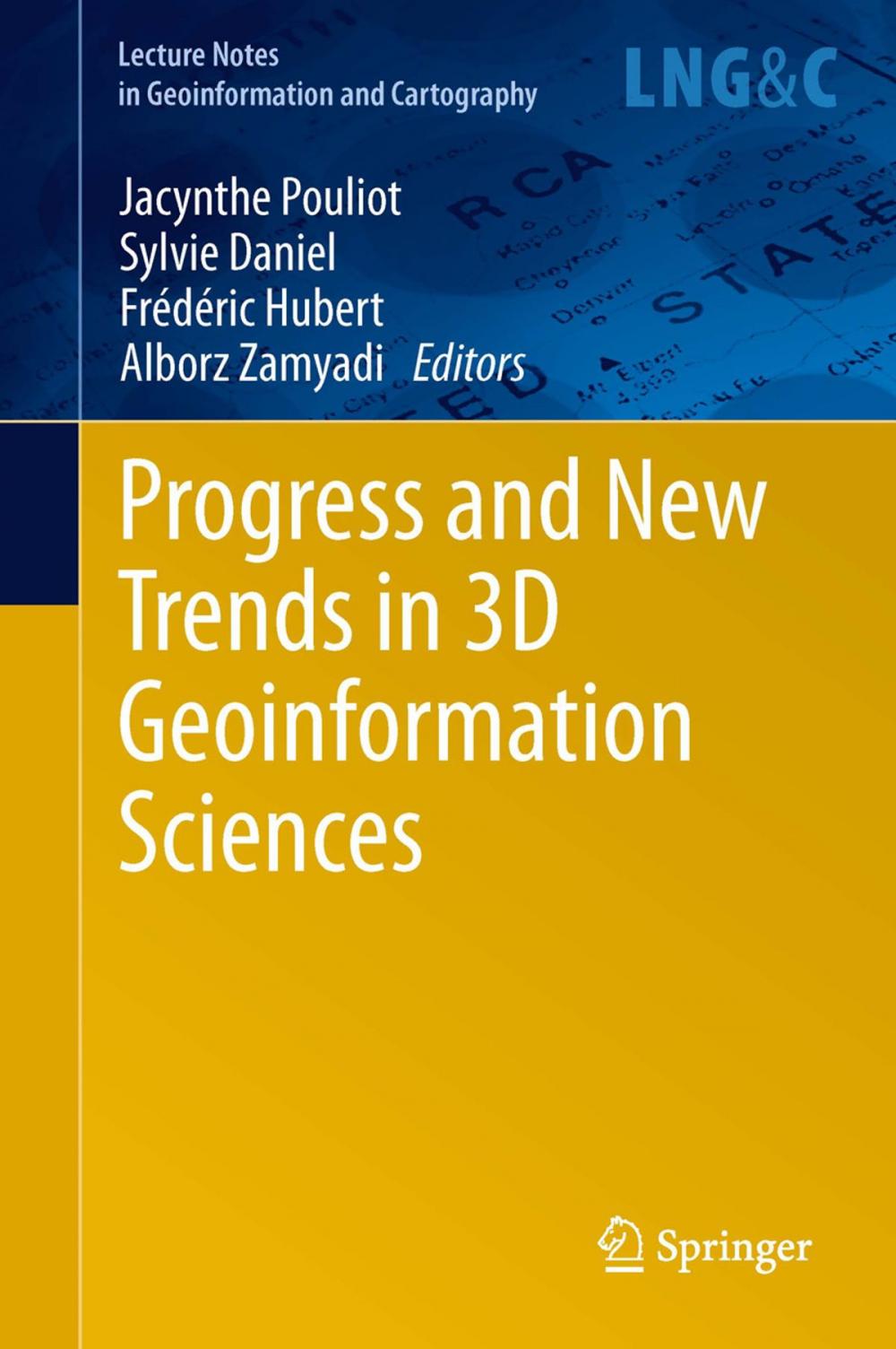 Big bigCover of Progress and New Trends in 3D Geoinformation Sciences