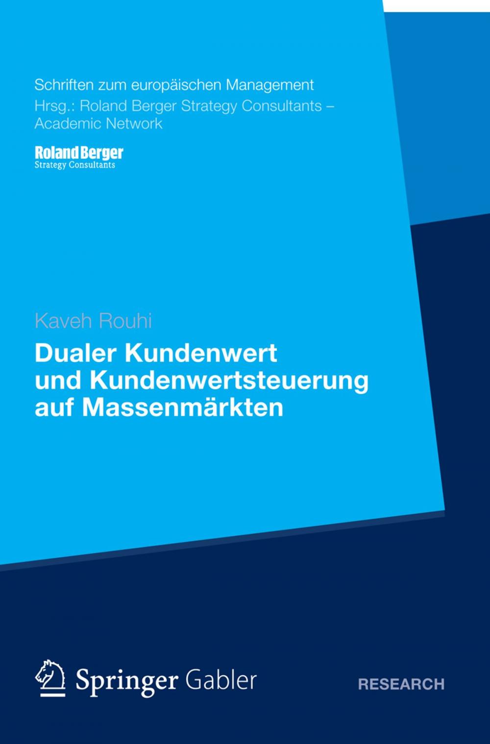 Big bigCover of Dualer Kundenwert und Kundenwertsteuerung auf Massenmärkten