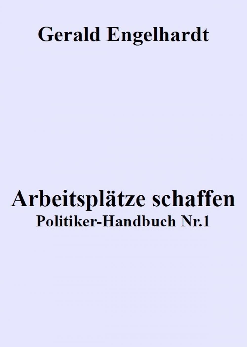 Big bigCover of Arbeitsplätze schaffen