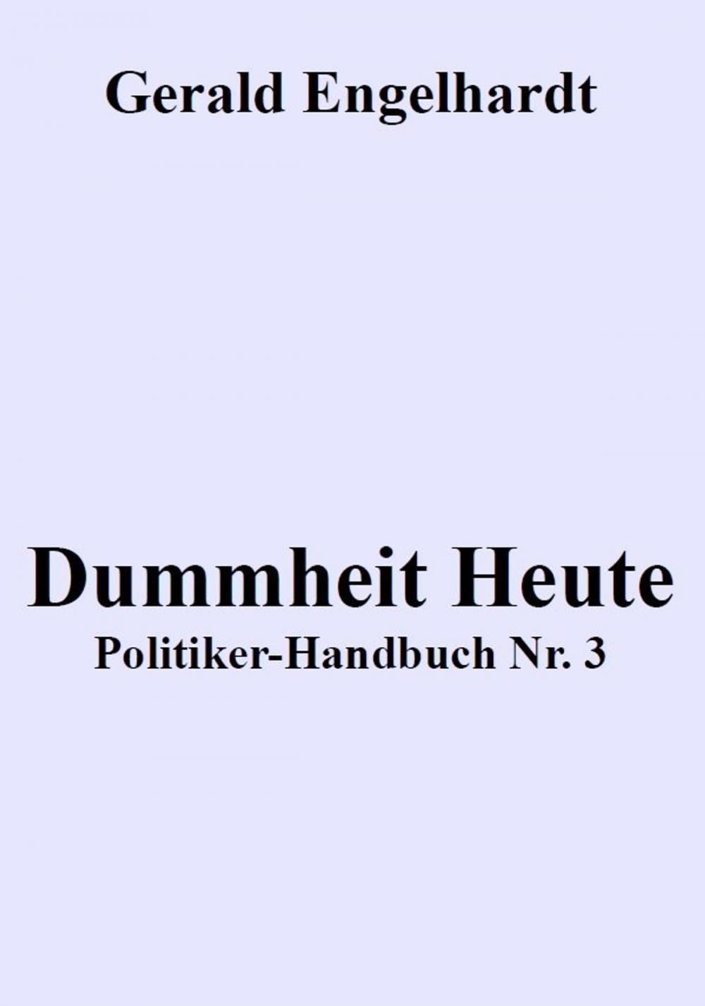 Big bigCover of Dummheit Heute