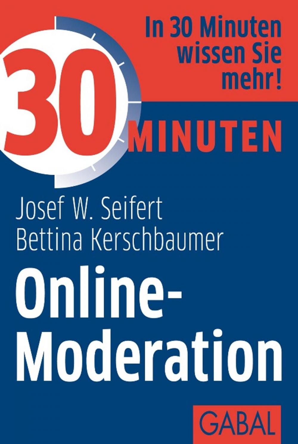 Big bigCover of 30 Minuten Online-Moderation