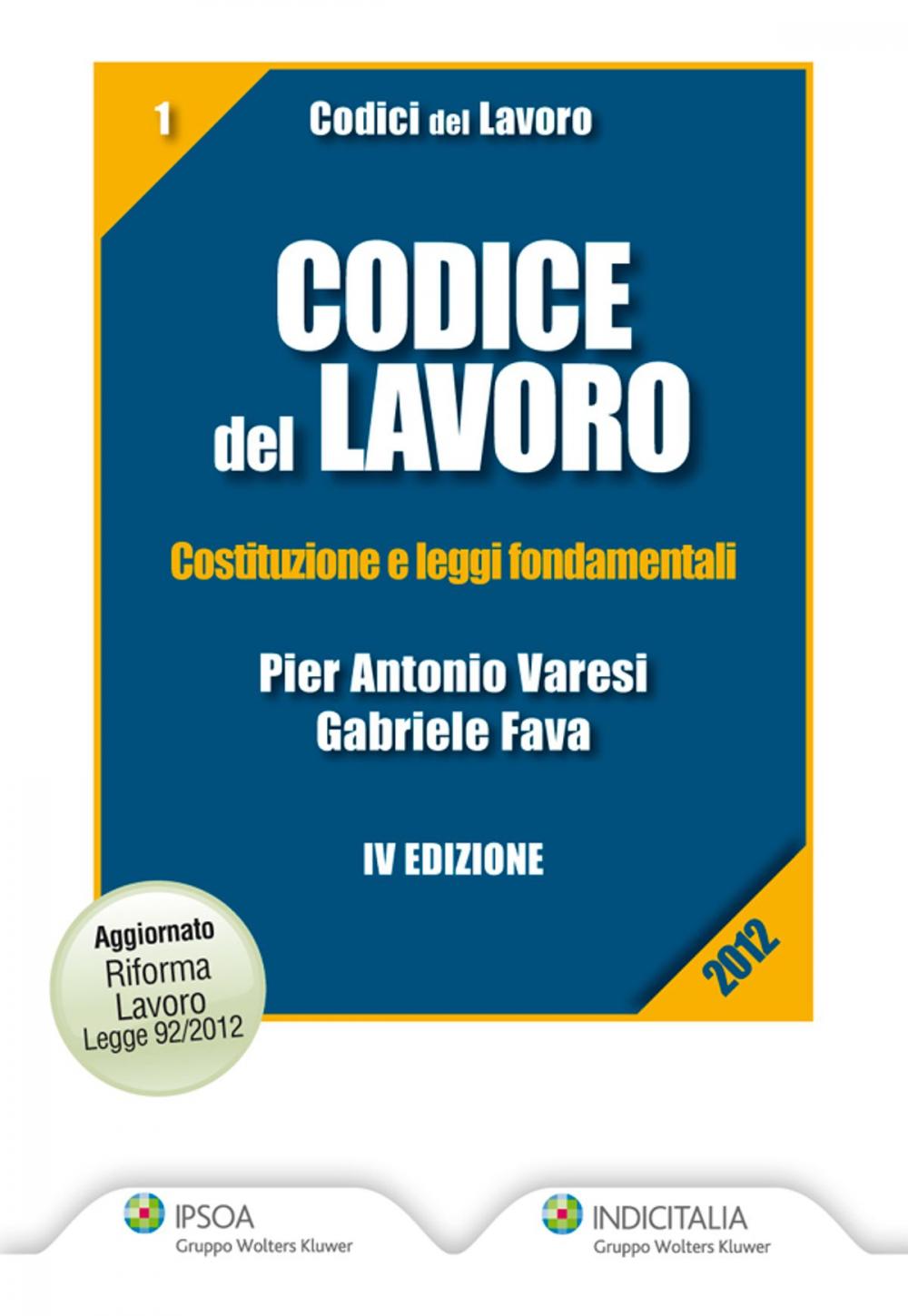 Big bigCover of Codice del Lavoro