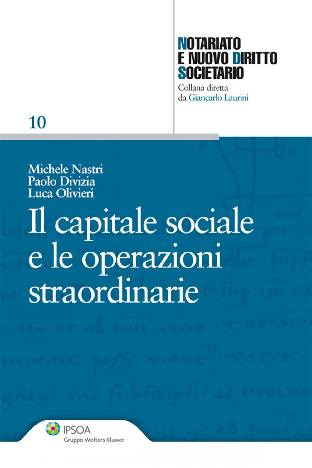 Big bigCover of Il capitale sociale e le operazioni straordinarie