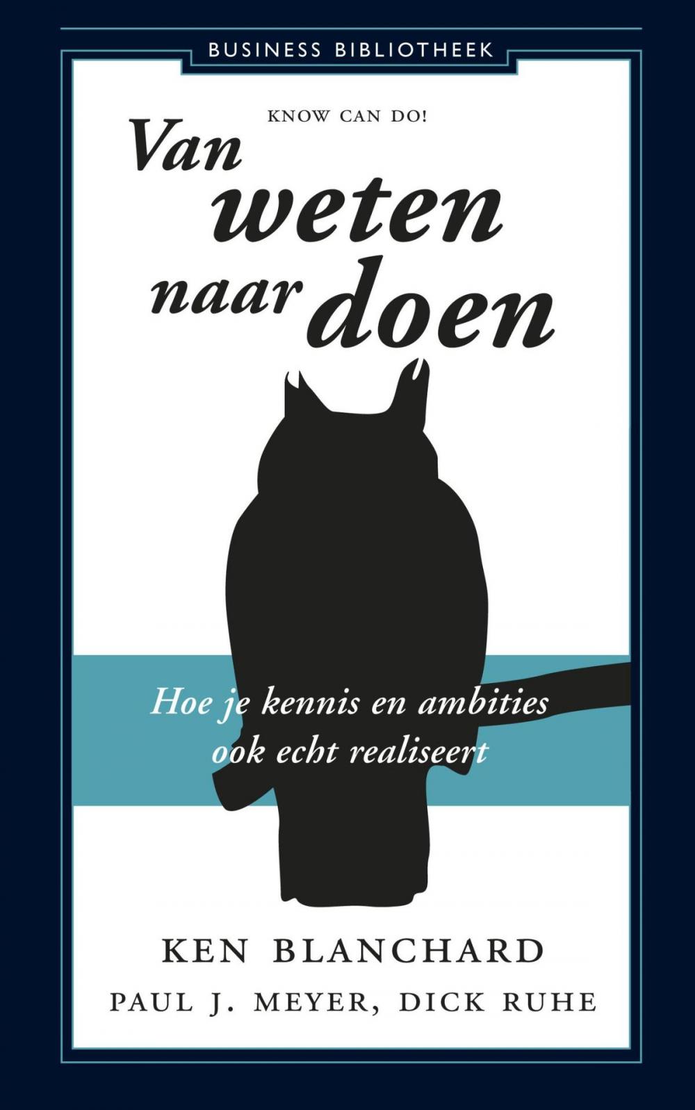 Big bigCover of Van weten naar doen