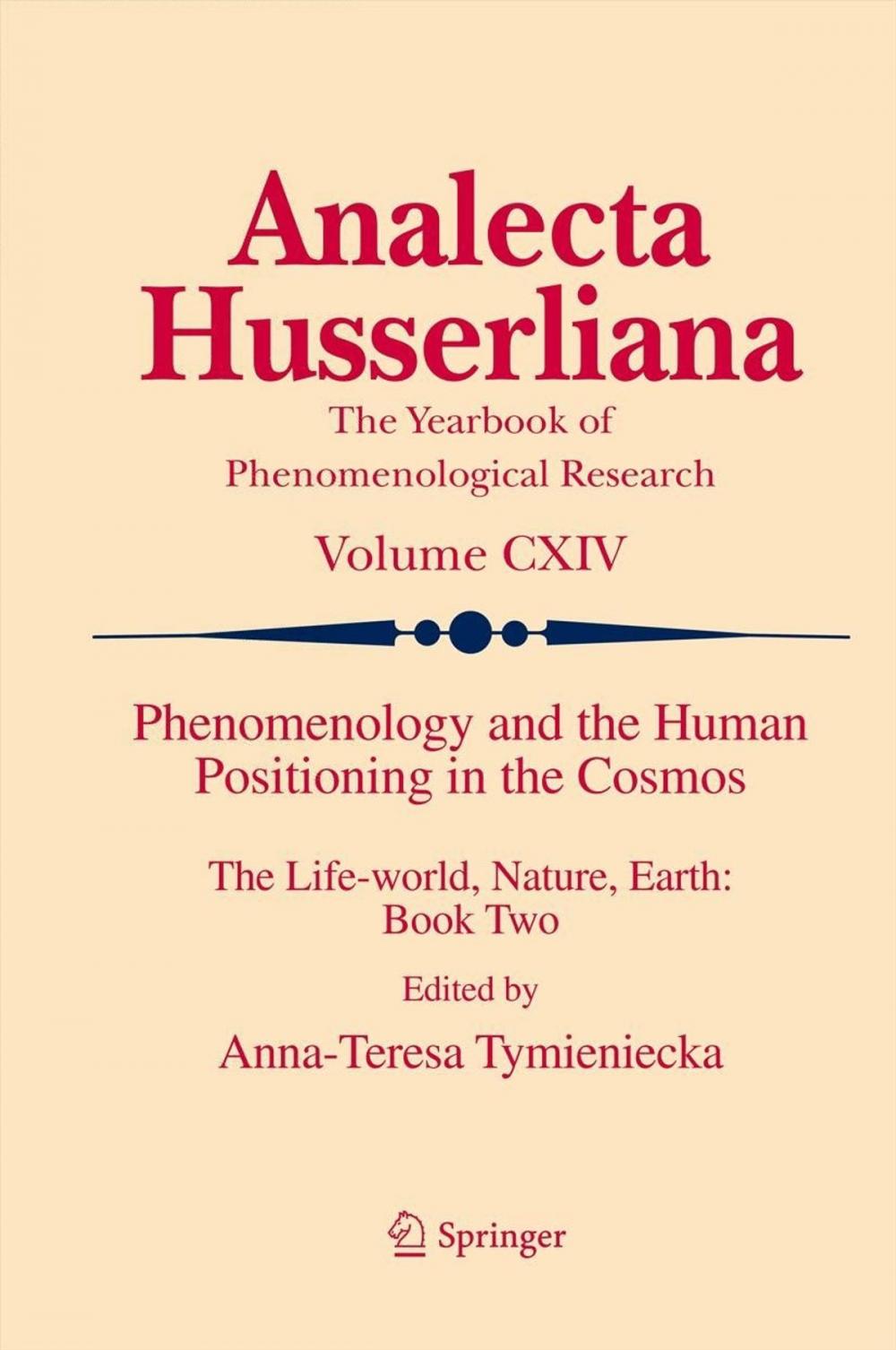 Big bigCover of Phenomenology and the Human Positioning in the Cosmos