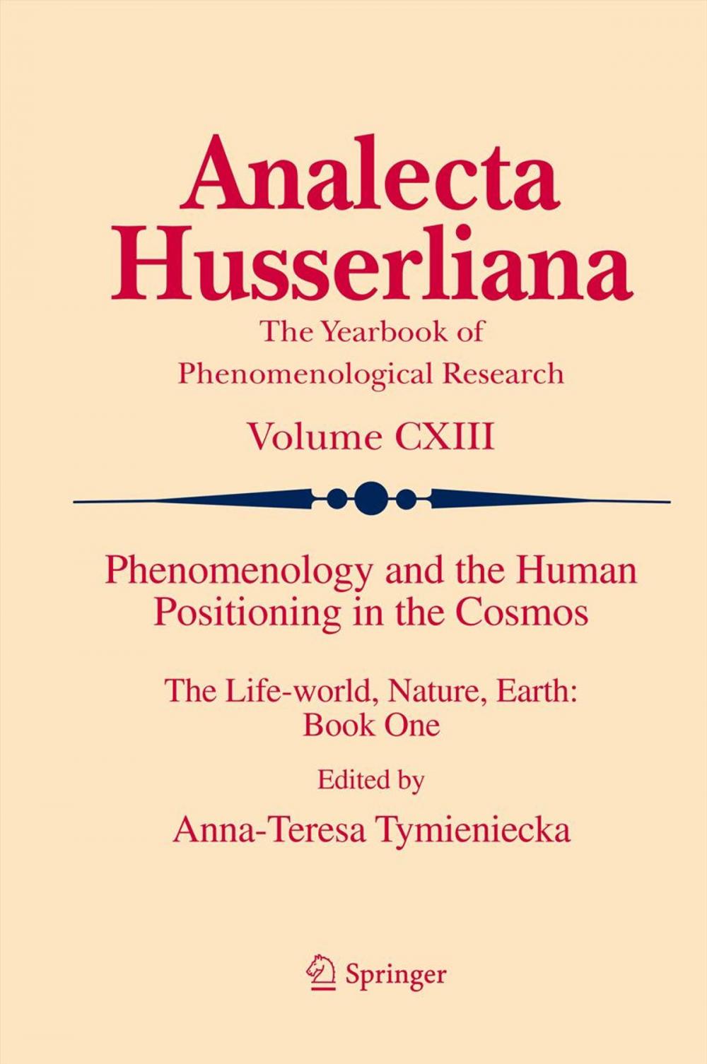 Big bigCover of Phenomenology and the Human Positioning in the Cosmos