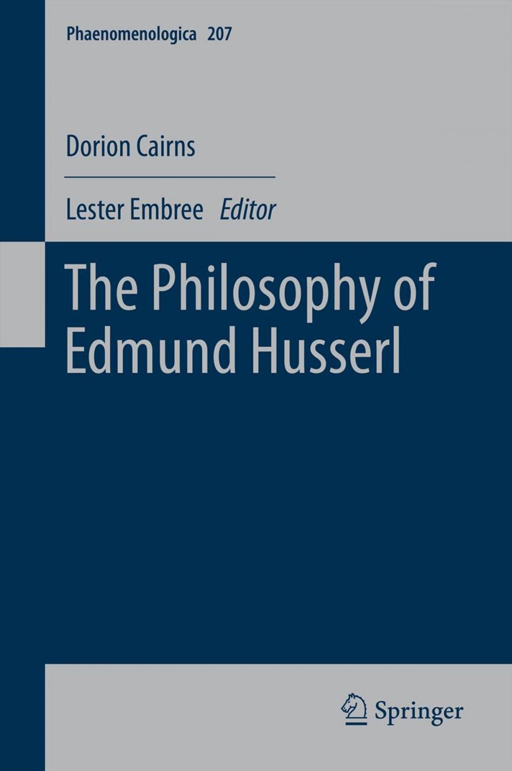 Big bigCover of The Philosophy of Edmund Husserl