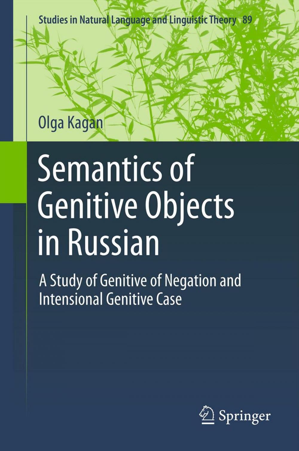 Big bigCover of Semantics of Genitive Objects in Russian