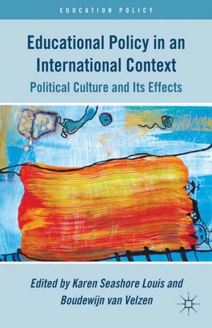 Cover of the book Educational Policy in an International Context by F. Wilson