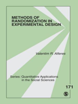 Cover of the book Methods of Randomization in Experimental Design by Sumit Sarkar