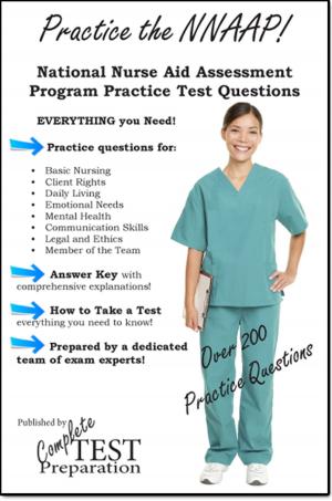 Cover of the book NNAAP Practice Questions: National Nurse Aide Assessment Program Practice Questions by Complete Test Preparation Team