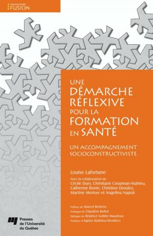 Cover of the book Une démarche réflexive pour la formation en santé by Gilles Pronovost, Gilles Pronovost