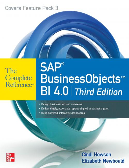 Cover of the book SAP BusinessObjects BI 4.0 The Complete Reference 3/E by Cindi Howson, Elizabeth Newbould, Mcgraw-hill