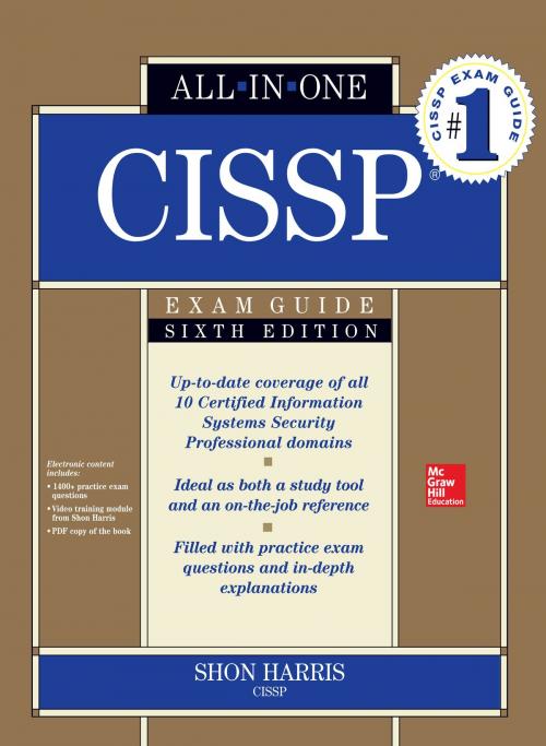 Cover of the book CISSP All-in-One Exam Guide, 6th Edition by Shon Harris, Mcgraw-hill