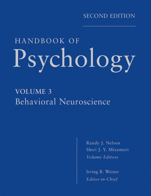 Cover of the book Handbook of Psychology, Behavioral Neuroscience by Irving B. Weiner, Randy J. Nelson, Sheri Mizumori, Wiley