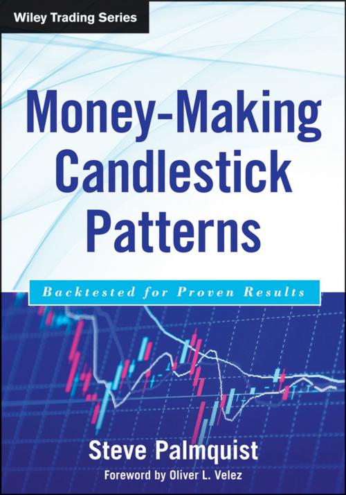 Cover of the book Money-Making Candlestick Patterns by Steve Palmquist, Wiley