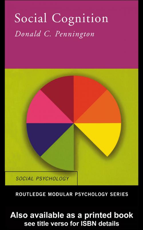 Cover of the book Social Cognition by Donald C. Pennington, Taylor and Francis