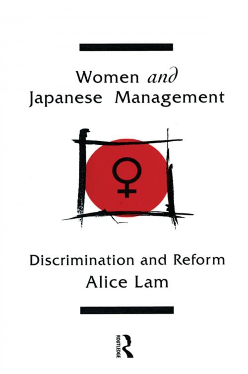 Cover of the book Women and Japanese Management by Alice C L Lam, Taylor and Francis