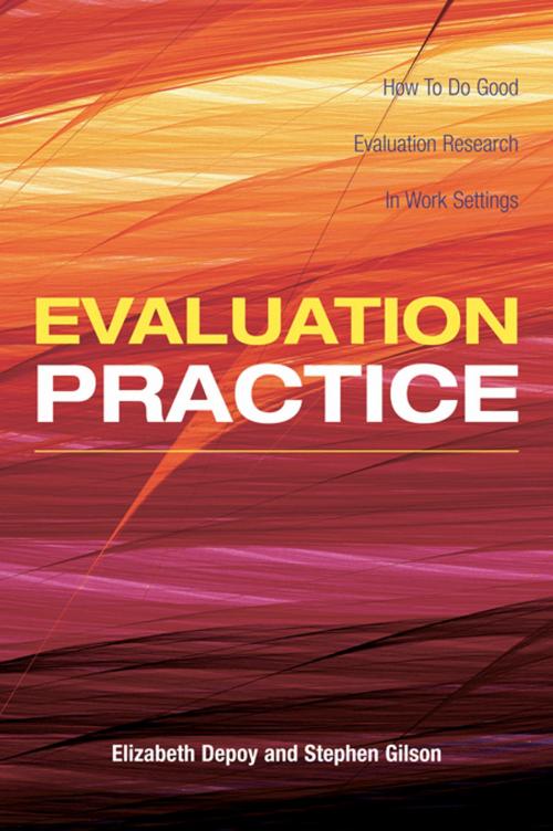 Cover of the book Evaluation Practice by Elizabeth DePoy, Stephen Gilson, Taylor and Francis