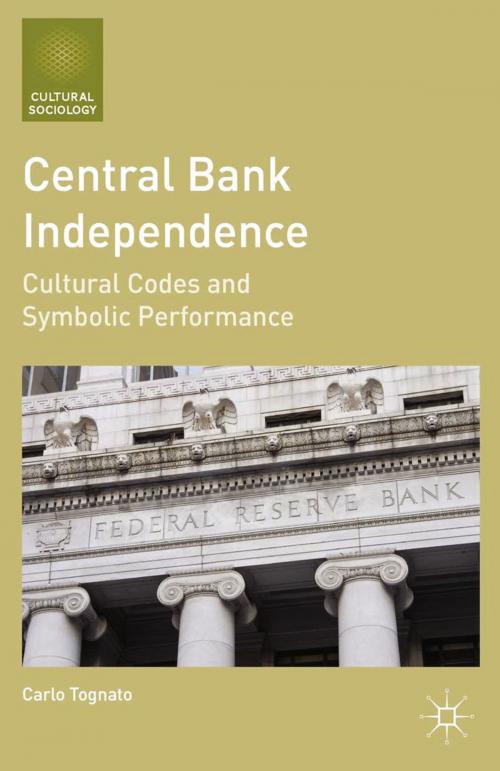 Cover of the book Central Bank Independence by C. Tognato, Palgrave Macmillan US