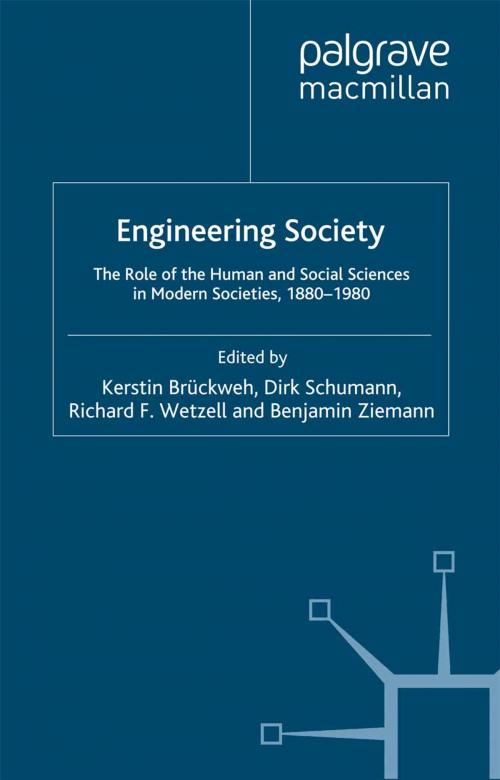 Cover of the book Engineering Society by Kerstin Brückweh, Richard F. Wetzell, Palgrave Macmillan UK