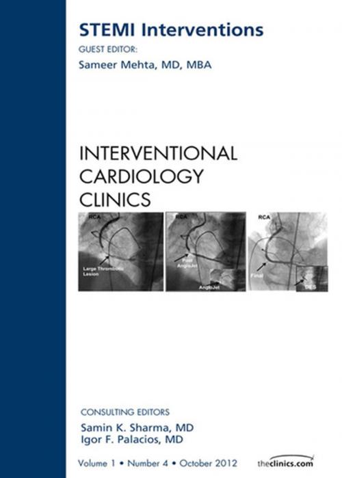 Cover of the book STEMI Interventions, An issue of Interventional Cardiology Clinics - E-Book by Sameer Mehta, MD, Elsevier Health Sciences