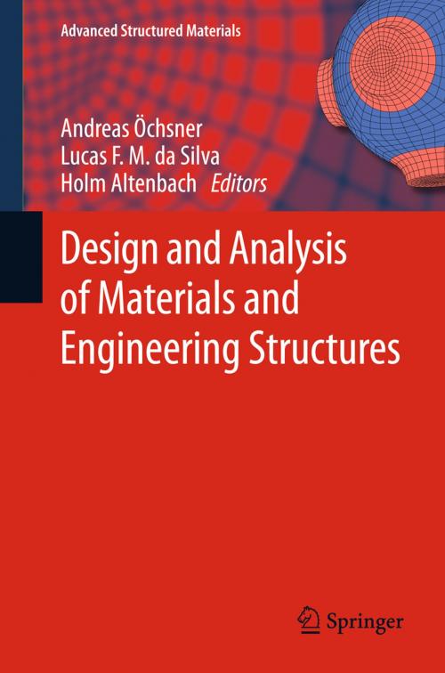 Cover of the book Design and Analysis of Materials and Engineering Structures by , Springer Berlin Heidelberg