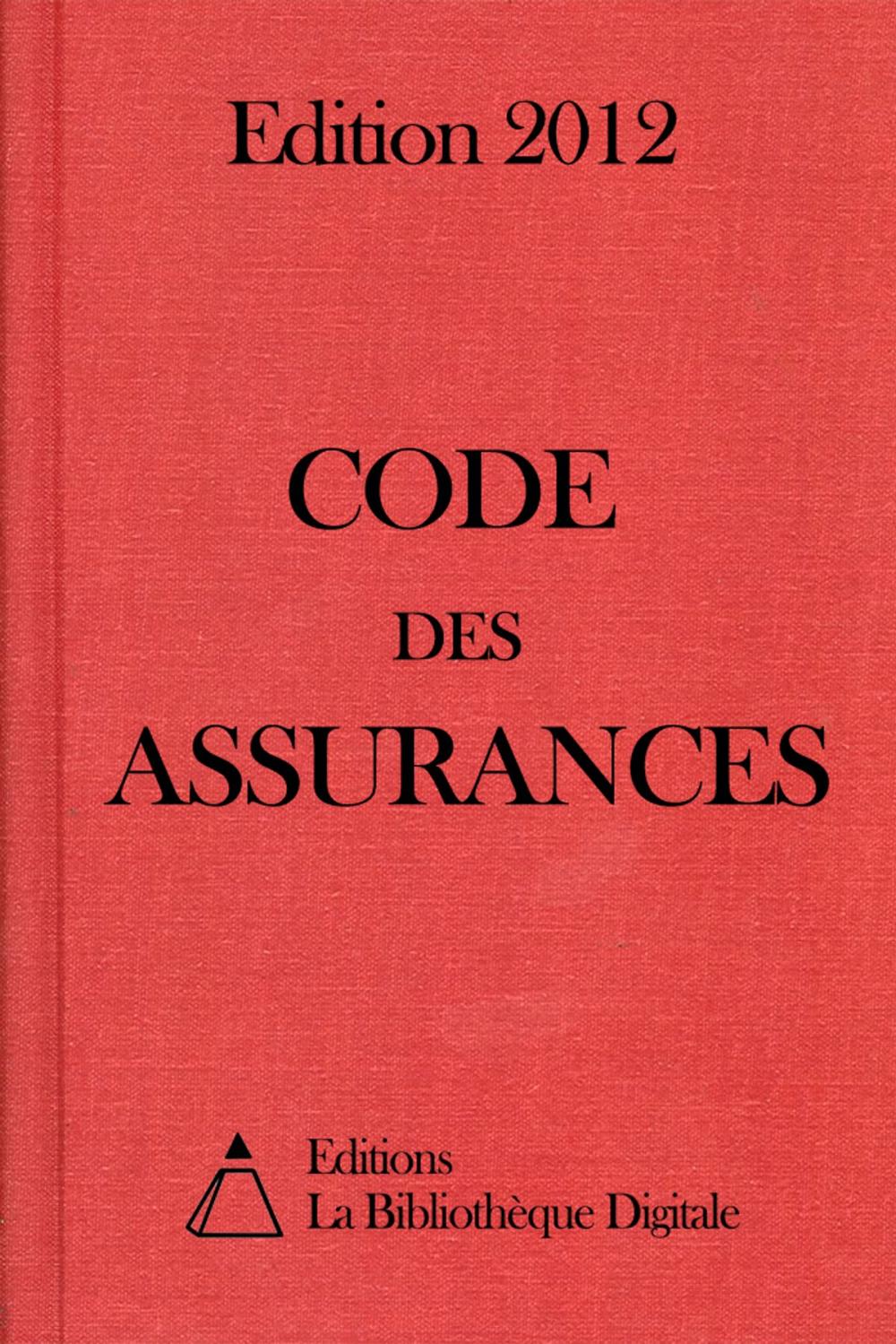 Big bigCover of Code des Assurances - Edition 2012