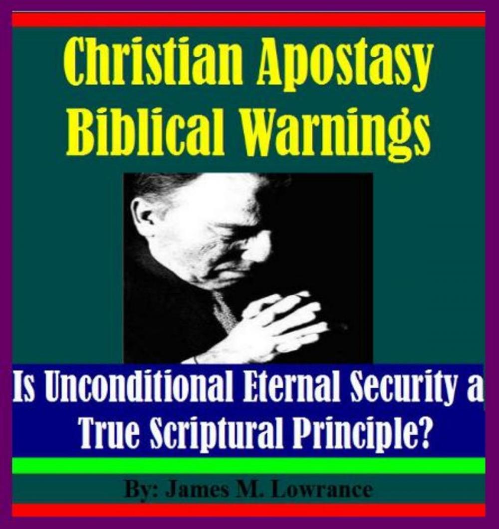 Big bigCover of Christian Apostasy Biblical Warnings