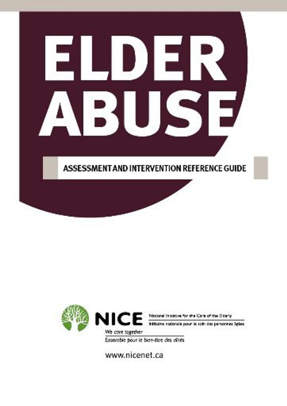 Big bigCover of Elder Abuse - Assessment and Intervention Reference Guide