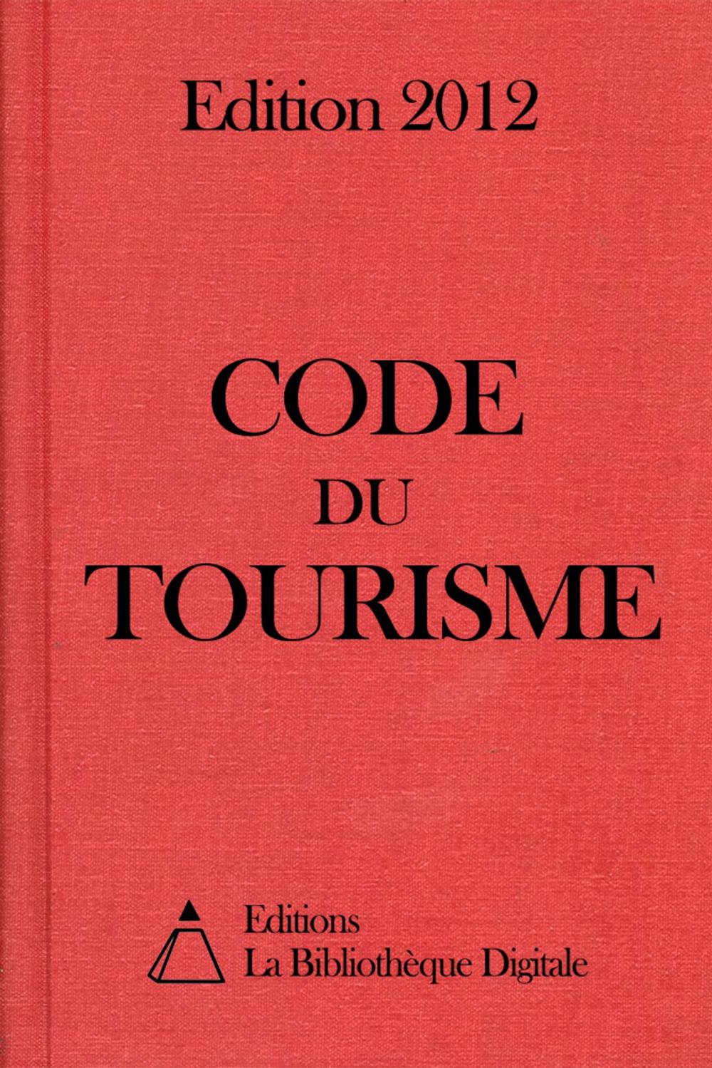 Big bigCover of Code du Tourisme (France) - Edition 2012