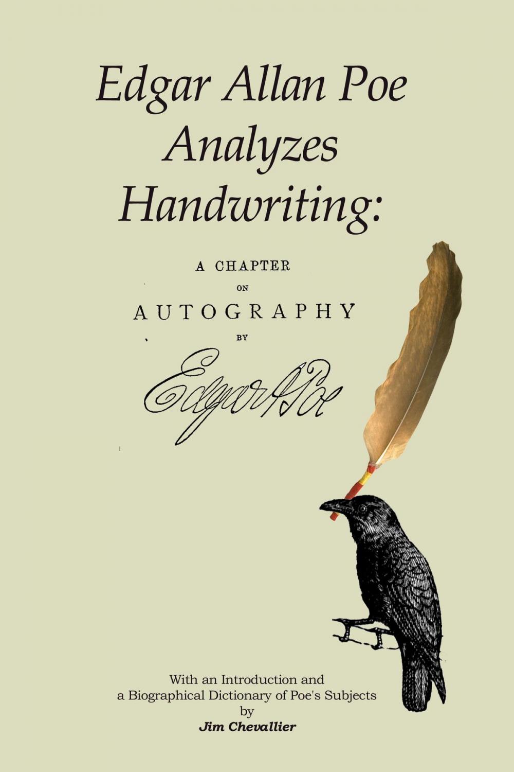 Big bigCover of Edgar Allan Poe Analyzes Handwriting