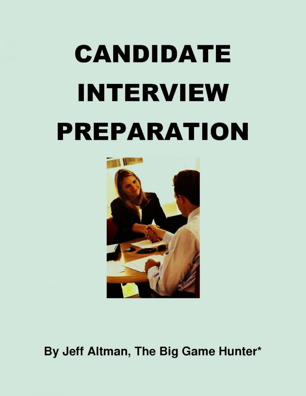 Big bigCover of Candidate Interview Preparation