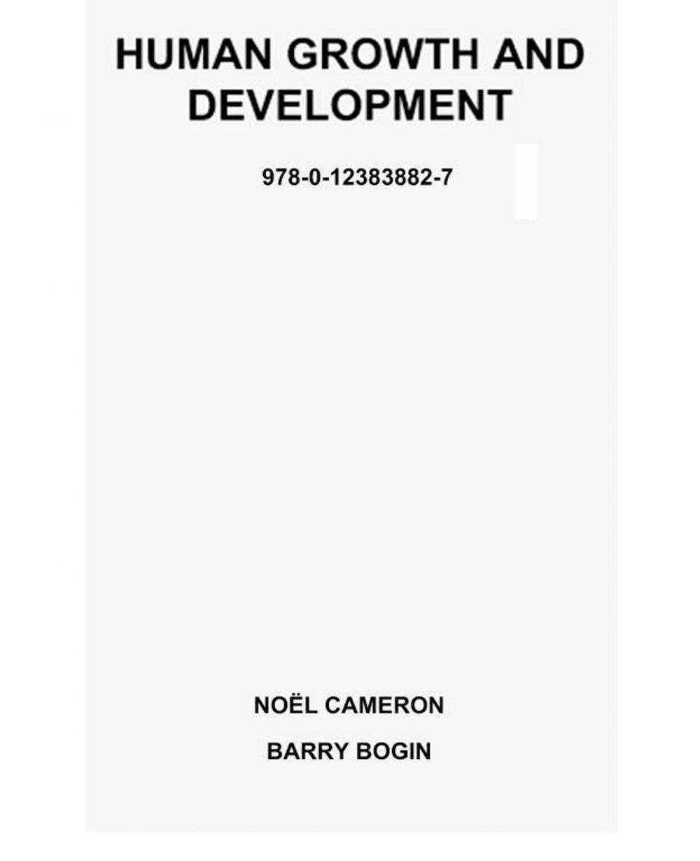 Big bigCover of Human Growth and Development